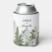 ウッドランド フォレスト ウェディング グリーン 缶クーラー (缶裏面)