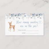 ウッドランド・フォレスト・シカは、キャンディカードの数を推測する エンクロージャーカード (正面)