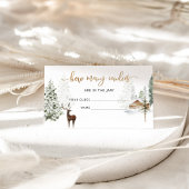 ウッドランド・フォレスト・シカは、キャンディカードの数を推測する エンクロージャーカード