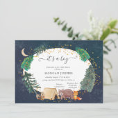 ウッドランド・フォレスト・ナイト・ベビーシャワーへの招待 (スタンド正面)