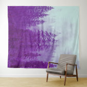 ウッドランド フォレスト パイン ツリー 壁画 | 壁 タペストリー (インサイチュ(横))