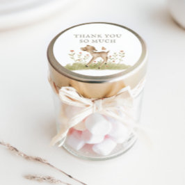 ウッドランド・フォレスト・ベビーシャワーありがとう スクエアシール