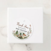 ウッドランド・フォレスト・ベビーシャワーありがとう フェイバータグ (インサイチュ)