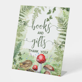 ウッドランド・フォレスト・マッシュルーム・シダScript Books Gives 台座サイン