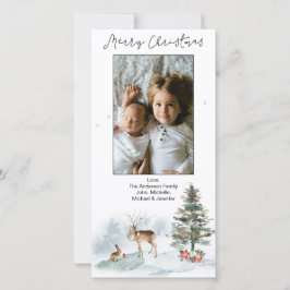 ウッドランド・フォレスト・メリークリスマス シーズンカード