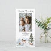 ウッドランド・フォレスト・メリークリスマス シーズンカード (スタンド正面)
