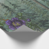 ウッドランド・フォレスト・ワイルドライフベアバタフライ・デコパージュ ラッピングペーパー (角)