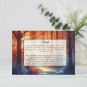 ウッドランド・フォール離れ・結婚ズ エンクロージャーカード (スタンド正面)