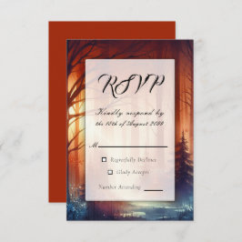 ウッドランド・フォール離れ・結婚ズ 出欠カード