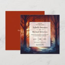 ウッドランド・フォール離れ・結婚ズ 招待状