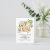 ウッドランド・フレンズギフトディスプレイシャワー エンクロージャーカード (スタンド正面)