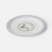 ウッドランド・フレンズ赤ちゃんシャワー ペーパープレート (アングル)