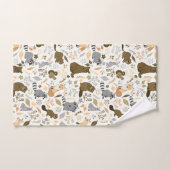 ウッドランド·フレンズ バスタオルセット (ハンドタオル)