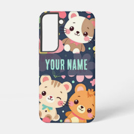 ウッドランド フレンズ パレード | かわいいアニマル柄 SAMSUNG GALAXY S22ケース