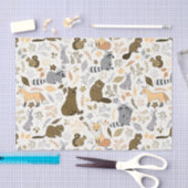 ウッドランド・フレンズ 薄葉紙 (クラフト)