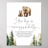 ウッドランド・ベアの大きさはママの腹ゲーム ポスター (正面)