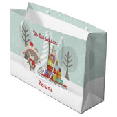 ウッドランド・ベア・クリスマス ラージペーパーバッグ (正面アングル)