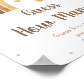 ウッドランド・ボホ・レインボーいくつゲームのポスター ポスター (角)