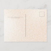 ウッドランド マナー ベイビー シャワー 感謝の気持ち ポストカード (裏面)