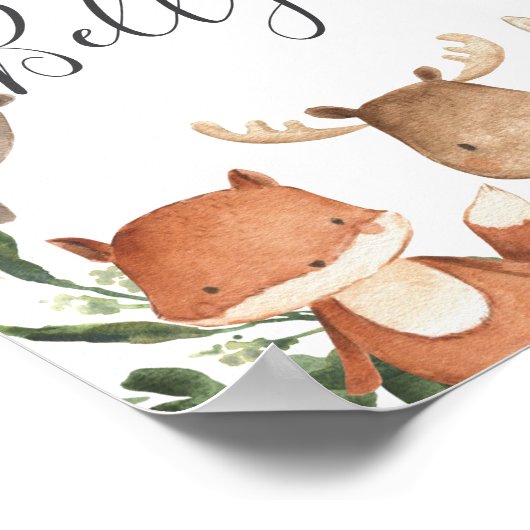 ウッドランド、ママの腹の大きさを推測 ポスター (角)