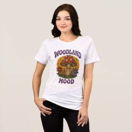 ウッドランド・ムード ビンテージ・キノコTシャツ | コテージコア トライブレンドＴシャツ