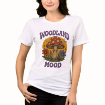 ウッドランド・ムード ビンテージ・キノコTシャツ | コテージコア