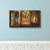 ウッドランド・レルム・スロンルーム構想 キャンバスプリント (インサイチュ (ウッドフロア))