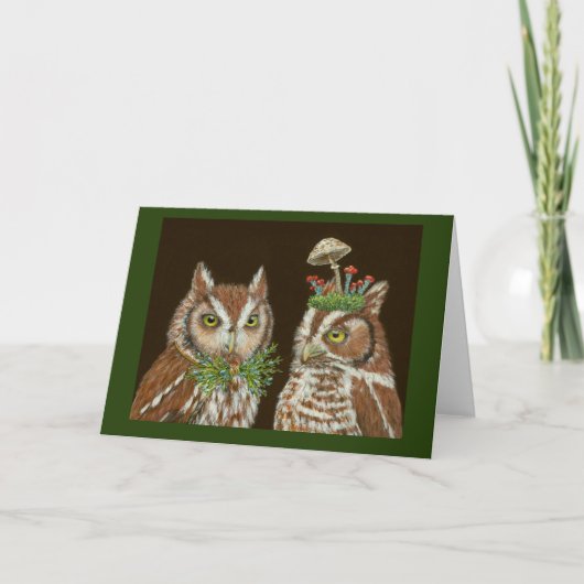 ウッドランド・ロマンス・グリーティングカード カード (正面)