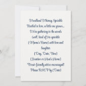 ウッドランド ワイムジー スプリンクル | フォレスト フレンズ 招待状 (裏面)