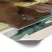 ウッドランド、冒険から赤ちゃんシャワーを浴びる ポスター (コーナー)