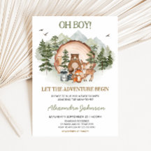 ウッドランド、冒険から赤ちゃんシャワーを浴びる