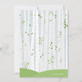 ウッドランド 春/夏 赤ちゃん歓迎会 価格当てゲーム 招待状 (裏面)