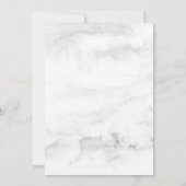 ウッドランド、松の木、ストリングライト、水彩 招待状 (裏面)