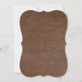 ウッドランド |結婚式招待状 招待状 (裏面)