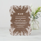 ウッドランド |結婚式招待状 招待状 (スタンド正面)