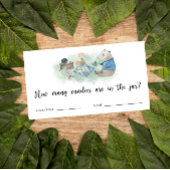 ウッドランド – 赤ちゃんシャワーはキャンディの数を推測 エンクロージャーカード