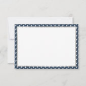 ウッドランド〔雄ジカの〕枝角サンキューカードフェイク、フォイル サンキューカード (裏面)