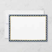 ウッドランド〔雄ジカの〕枝角サンキューカードフェイク、フォイル サンキューカード (裏面)