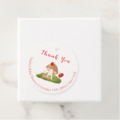 ウッドランドLadybugキノコ赤ちゃんシャワーありがとう フェイバータグ (インサイチュ)