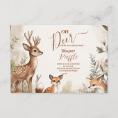 ウッドランドOh鹿テーマおむつラッフル エンクロージャーカード (正面)