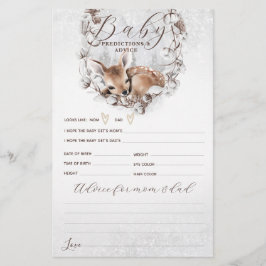 ウッドランドOh鹿冬の赤ちゃんシャワーゲーム