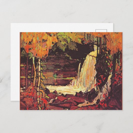 ウッドラン素晴らしドの絵画滝 ポストカード (正面/裏面)