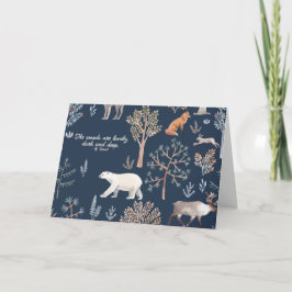 ウッドラ疑問に思ンドクリスマスのカード シーズンカード