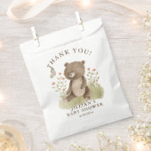 ウッドラ疑問に思ンドベアのクラシックラウンドステッカー フェイバーバッグ (クリップ留めされた状態)