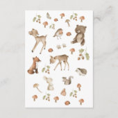 ウッドラ疑問に思ンドベアベビーエンクロージャカード用ブック エンクロージャーカード (裏面)