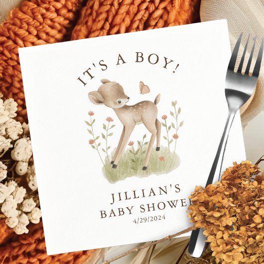 ウッドラ疑問に思ンド鹿 スタンダードカクテルナプキン