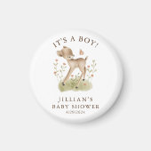 ウッドラ疑問に思ンド鹿 マグネット (正面)