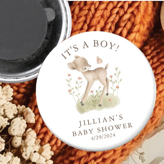 ウッドラ疑問に思ンド鹿 マグネット