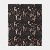 ウッドラ疑問に思ンド フリースブランケット (正面)