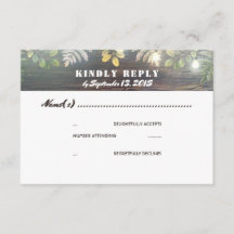 ウッドラ素朴イツウェディングRSVP